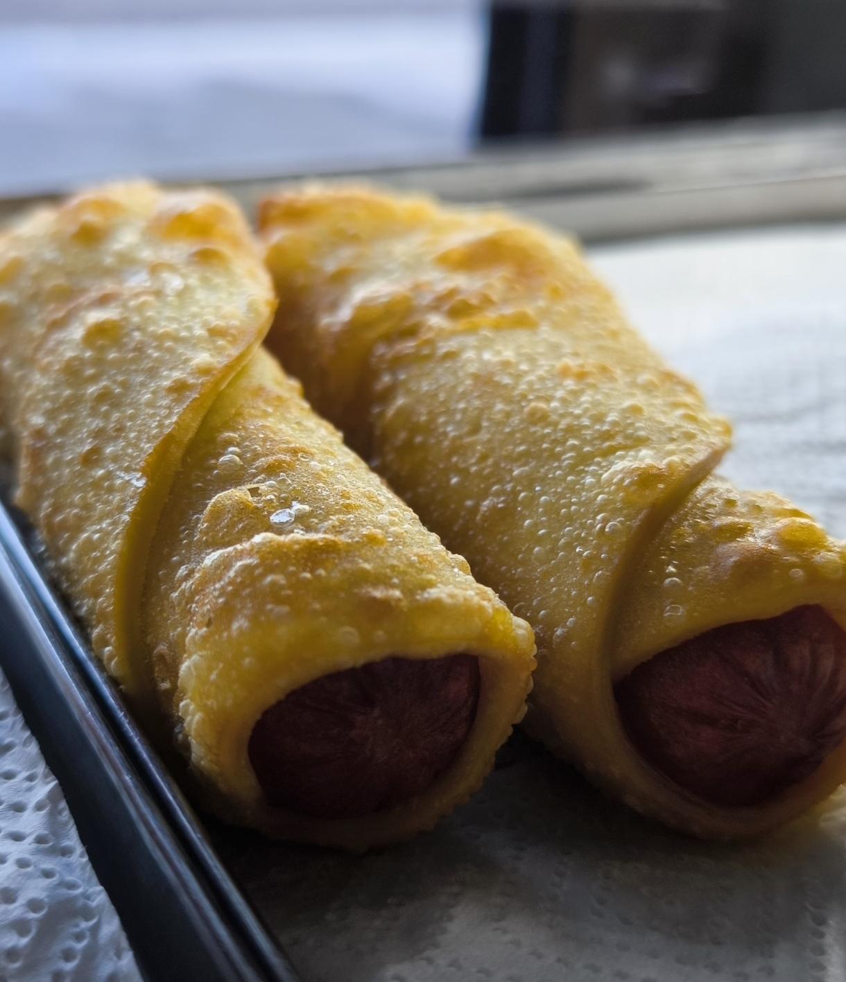 Enroladinho de salsicha